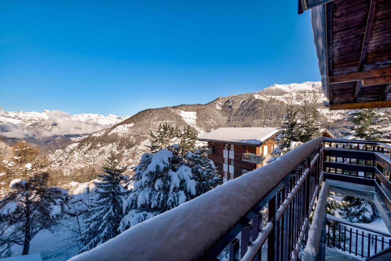 Appartement O Bouleau La Tzoumaz Luaran gambar